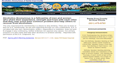 Desktop Screenshot of aasantacruz.org